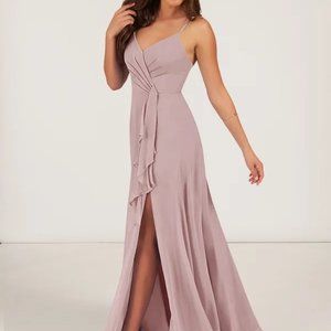 Azazie Akita Bridesmaids Dress Vintage Mauve Size 2